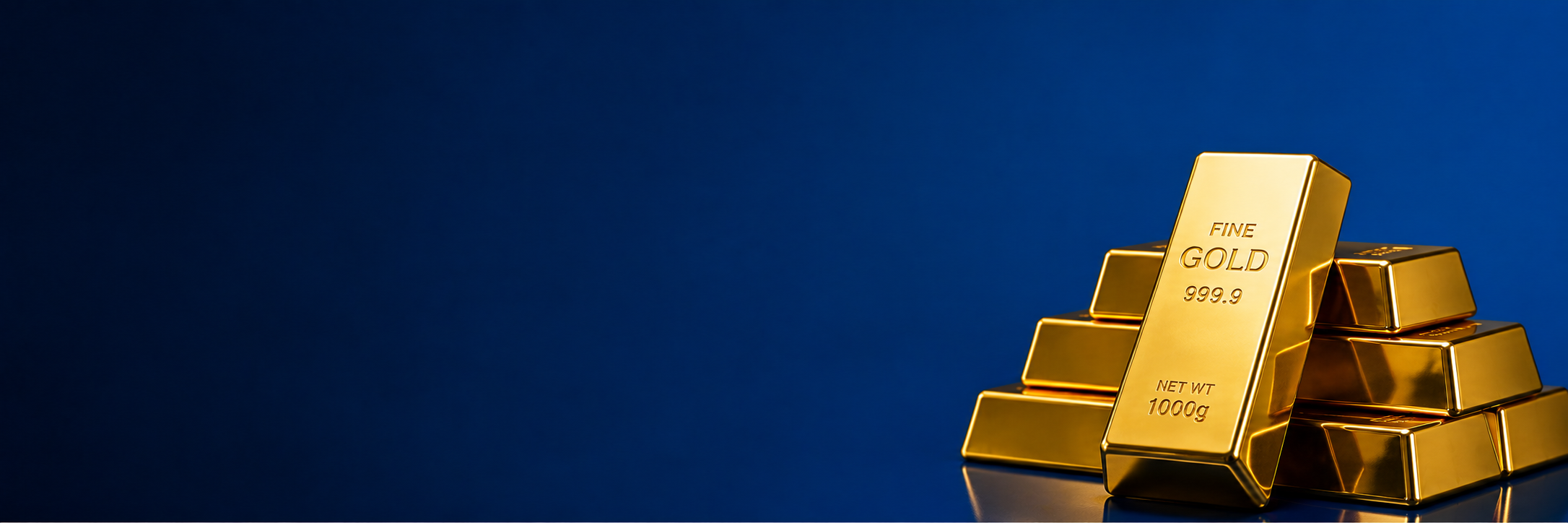 Gold analysis background